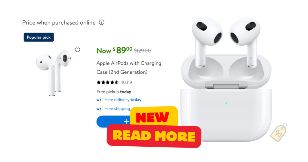 &Lt;S&Gt;Apple Airpods 2Nd Gen With Charging Case Only $89 W/Shipping! (Reg. $129)&Lt;/S&Gt; Expired