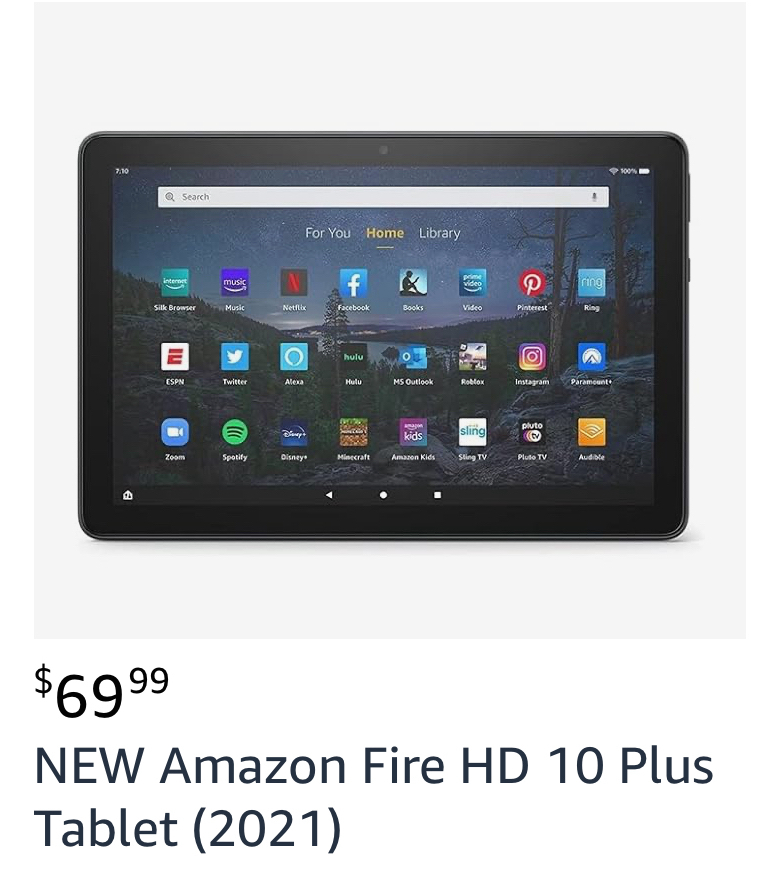 &Lt;S&Gt;New Amazon Fire Hd 10In Tablet Only $69 ($80 Off) W/ Shipping!&Lt;/S&Gt; Expired