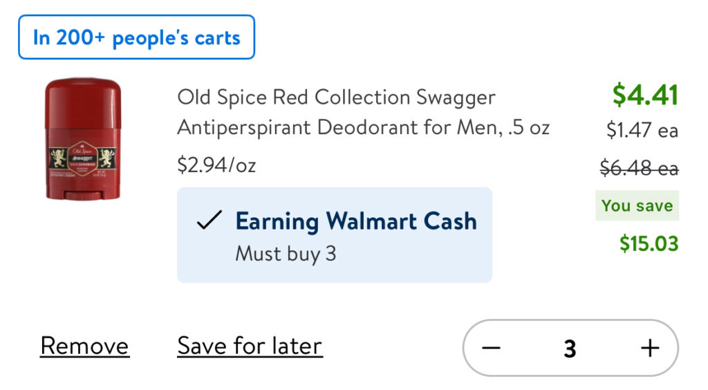 &Lt;S&Gt;Get 3 Free Old Spice Deodorants At Walmart&Lt;/S&Gt; Expired