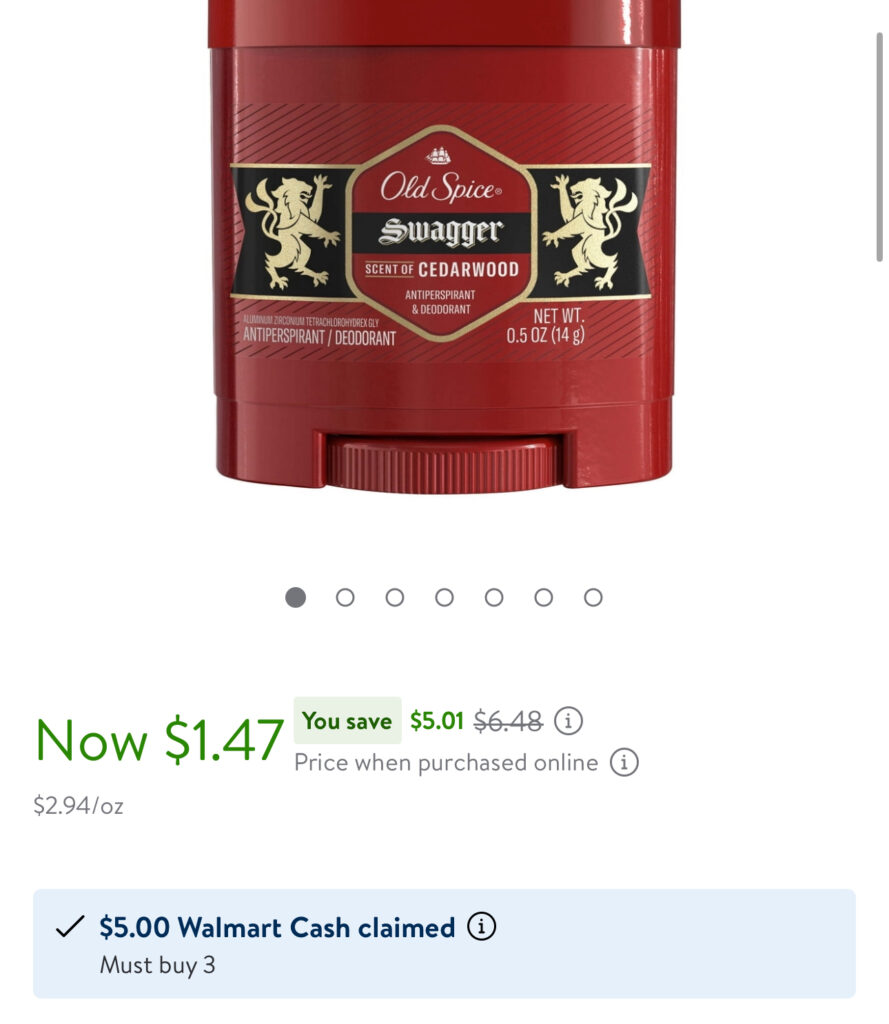 &Lt;S&Gt;Get 3 Free Old Spice Deodorants At Walmart&Lt;/S&Gt; Expired