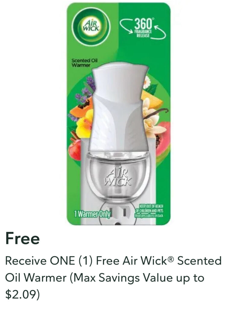 Free Air Wick Scented Oil Warmer At Publix