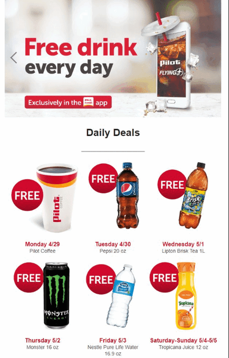 Free Monster Energy Drink At Pilot Flying J