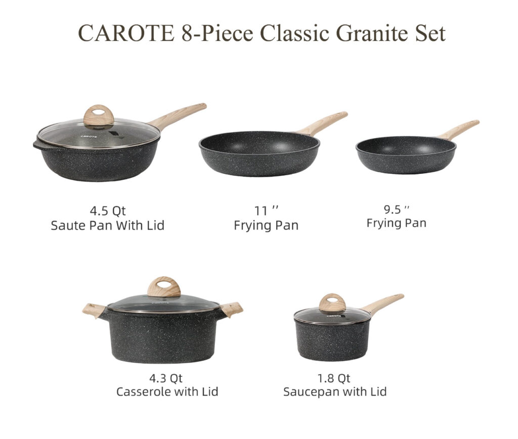 &Lt;S&Gt;Carote Nonstick Pots And Pans Set Only $59.98 (Reg. $220)&Lt;/S&Gt; Expired