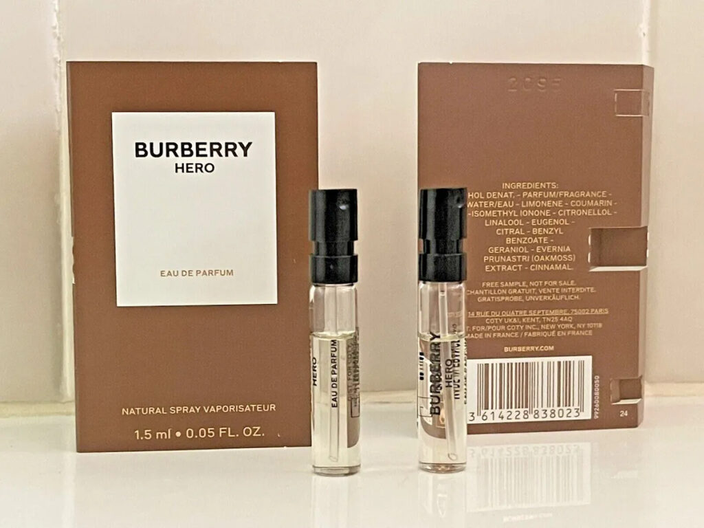 Free Burberry Hero Eau De Parfum Sample