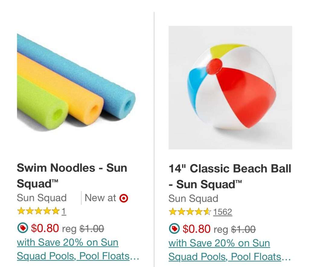 &Lt;S&Gt;Target Circle Week:&Nbsp;Water Toys From $0.80 At Target&Lt;/S&Gt; Expired