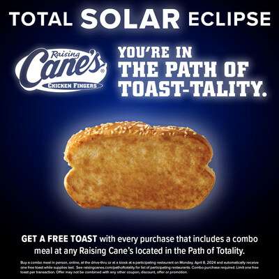 Free Texas Toast At Raising Cane'S