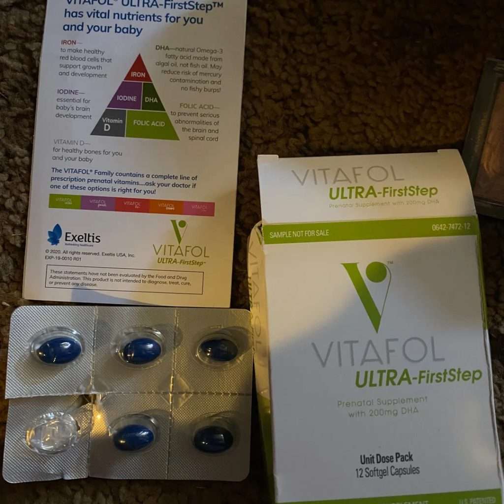 Free Sample Pack Of Vitafol Ultra-Firststep Capsules Prenatal Vitamins!