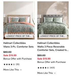 &Lt;S&Gt;3-Piece Comforter Sets Only $19 (Reg $80)&Lt;/S&Gt; Expired