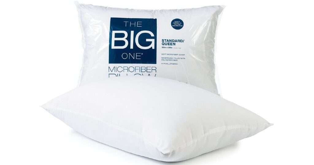 &Lt;S&Gt;The Big One Microfiber Standard Pillow Only $2.54&Lt;/S&Gt; Expired