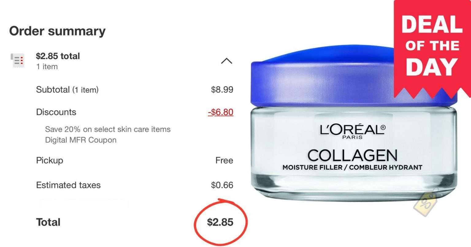 &Lt;S&Gt;L'Oreal Paris Collagen Moisturizer—Only $2 (Run!!)&Lt;/S&Gt; Expired