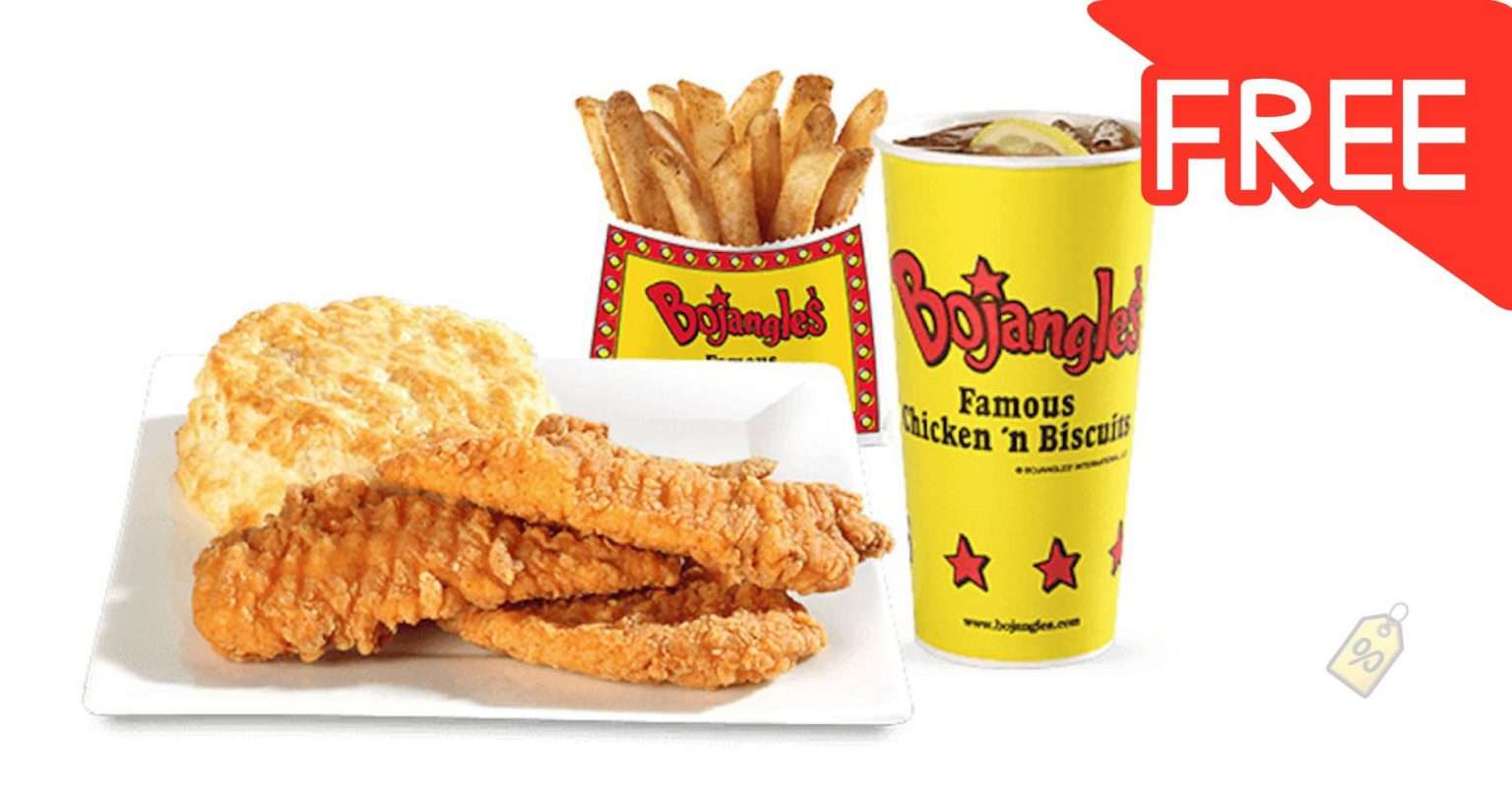 Free 3Pc Chicken Supremes Combo At Bojangles!