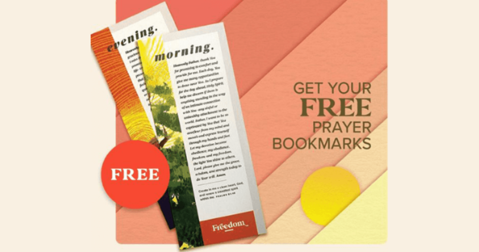 Free Set Of Morning And Evening Prayer Bookmarks