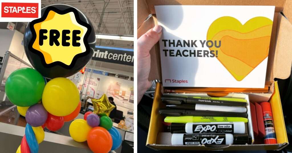 Free Supply Box For Teachers At Staples!