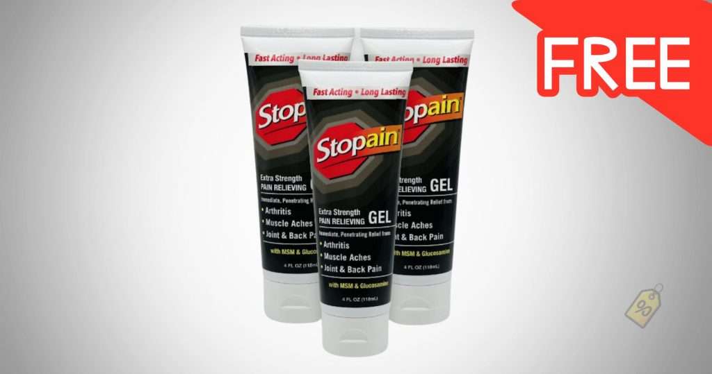 Free Sample Of Stopain Extra Strength Pain Relieving Gel!