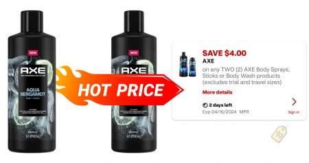 This Week At Cvs You Can Score A Hot Deal On These&Nbsp;Axe Fine Fragrance&Nbsp;Body Washes!&Nbsp;