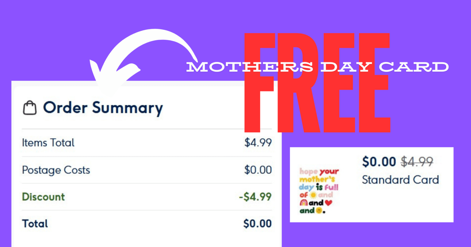 Free Mother’s Day Card W/Free Shipping (No Cc Req)