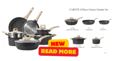 For A Limited Time At Walmart, You Can Score Hot Savings On This&Nbsp;Carote Nonstick Pots And Pans Set!This Sale Price Of Only $59.98 Will Sell Out!