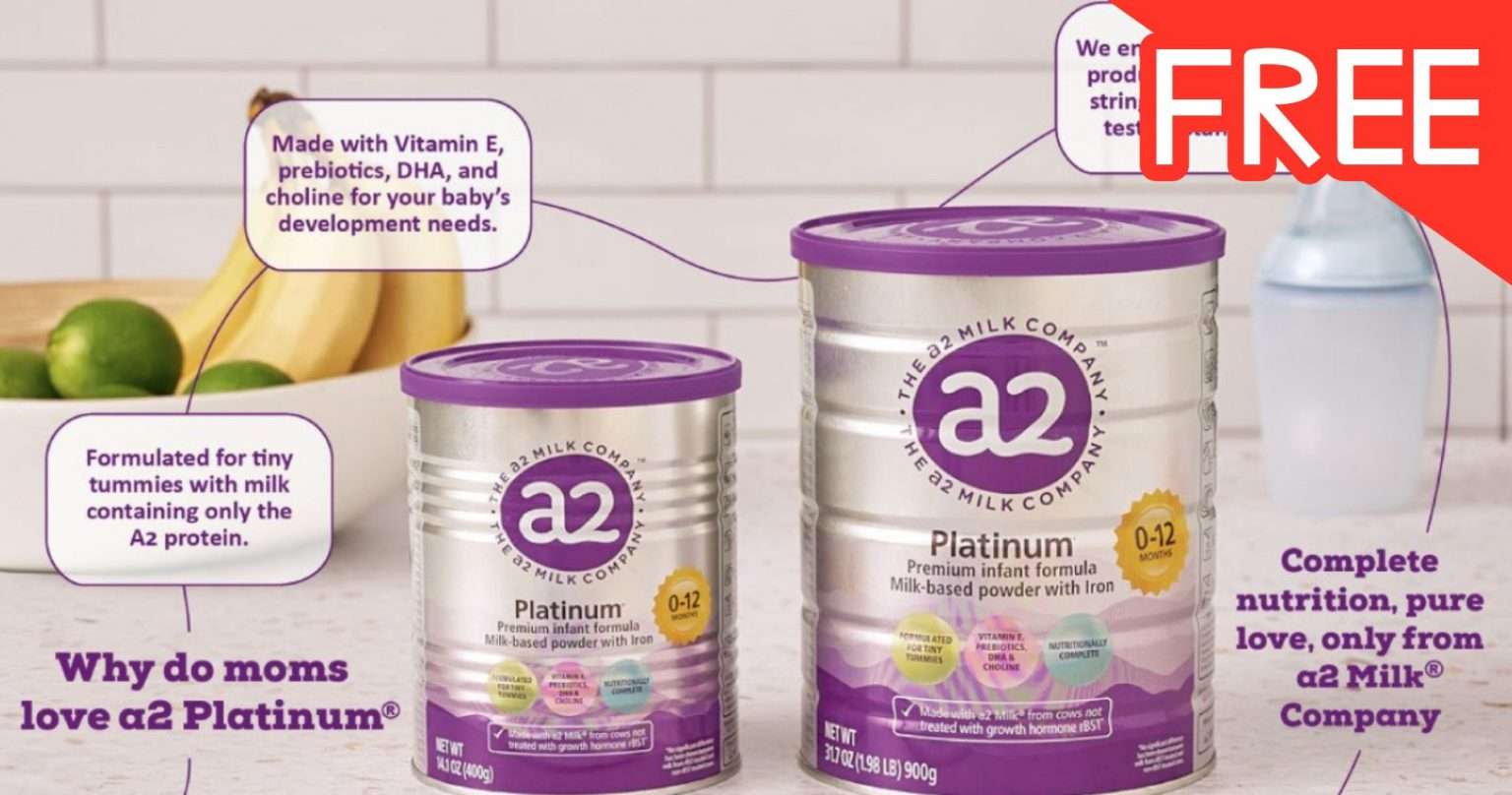 Free 14.1Oz A2 Platinum Infant Formula After Rebate