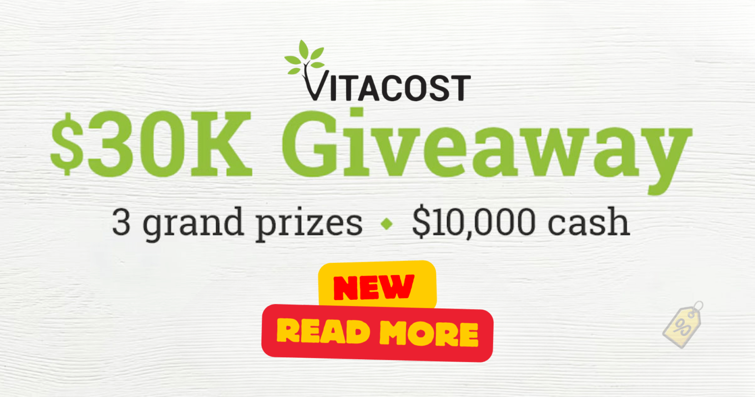 Win $10,000 From The Vitacost Sweepstakes