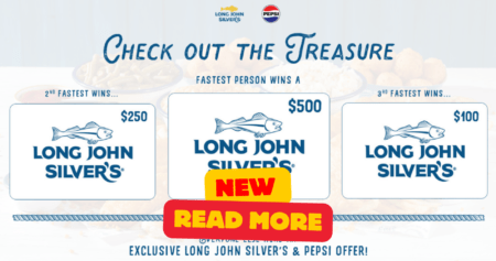 Know Anyone Who Loves Them Some Ljs? Well Let Them Know They Can Win $850 In Long John Silver'S Gift Cards! This Is A Promotion Like Where Dominos Does Where U Can Enter To Win Pizza For A Year.