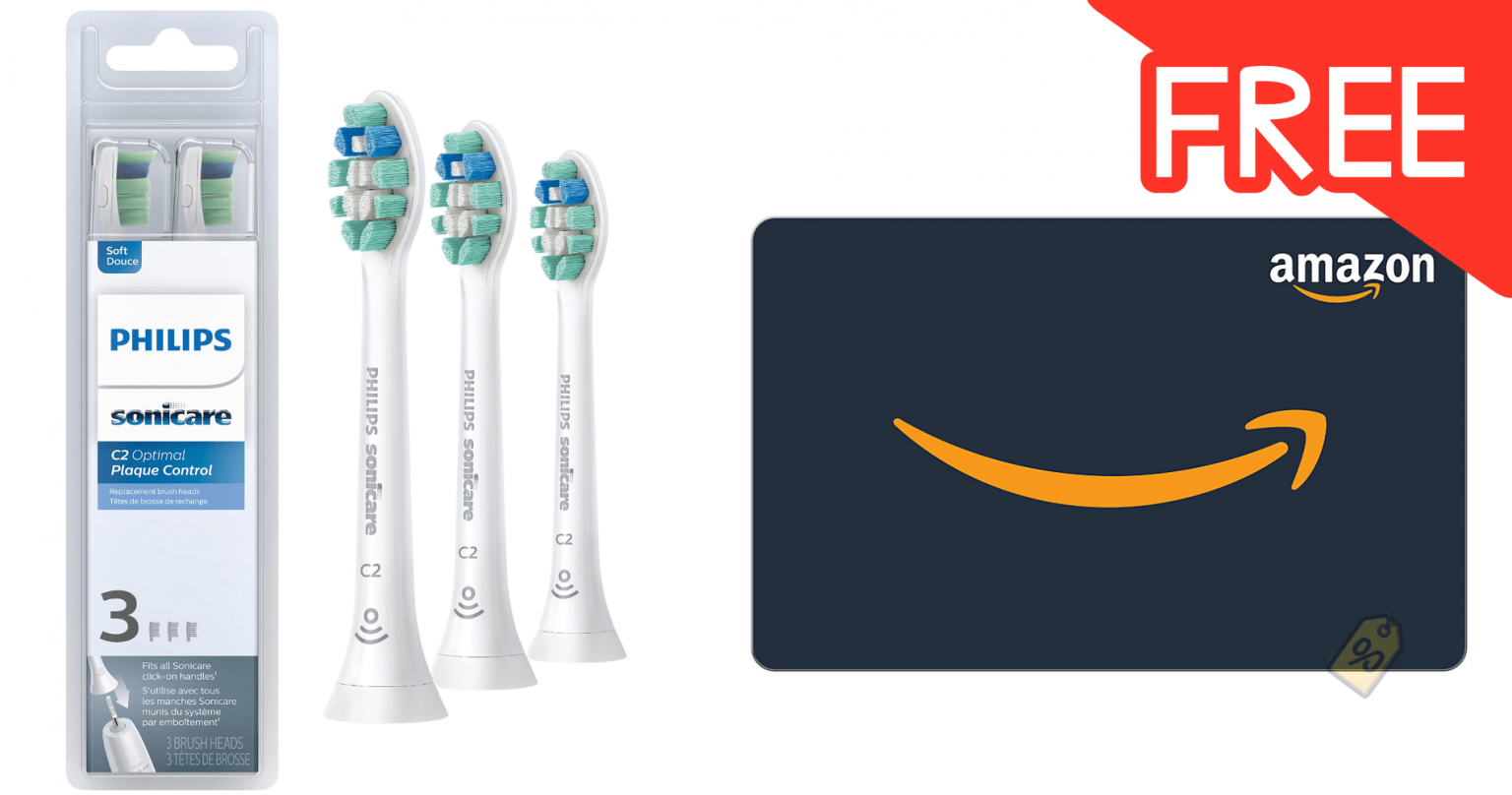 Possible Free Sonicare Brush Head + Amazon Gift Cards