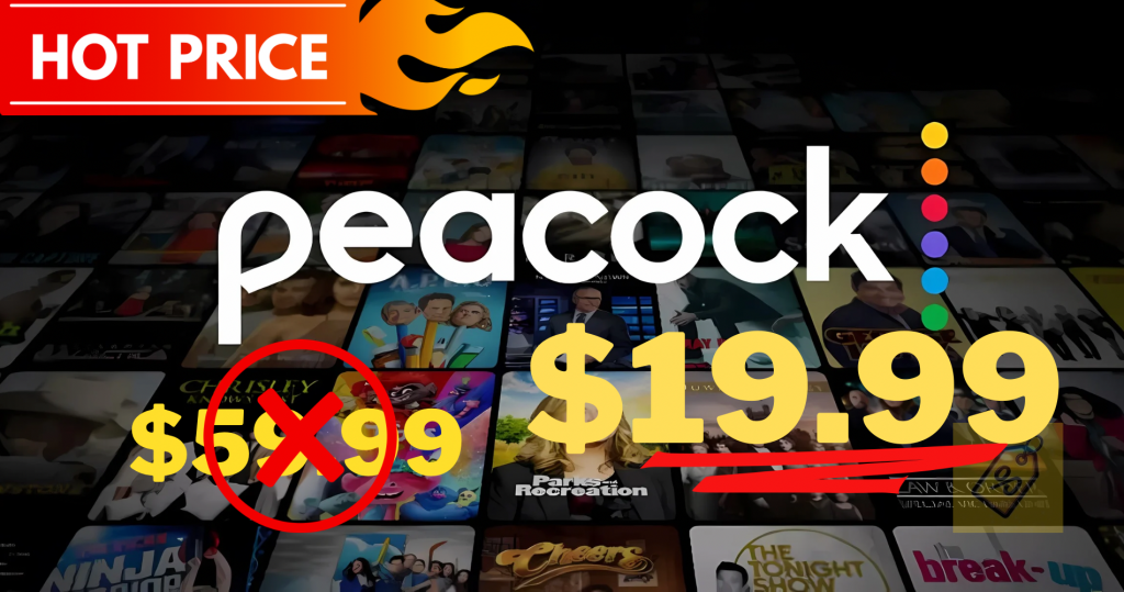 Get An Entire Year Of Peacock For Only $19.99!(Reg. $59.99)