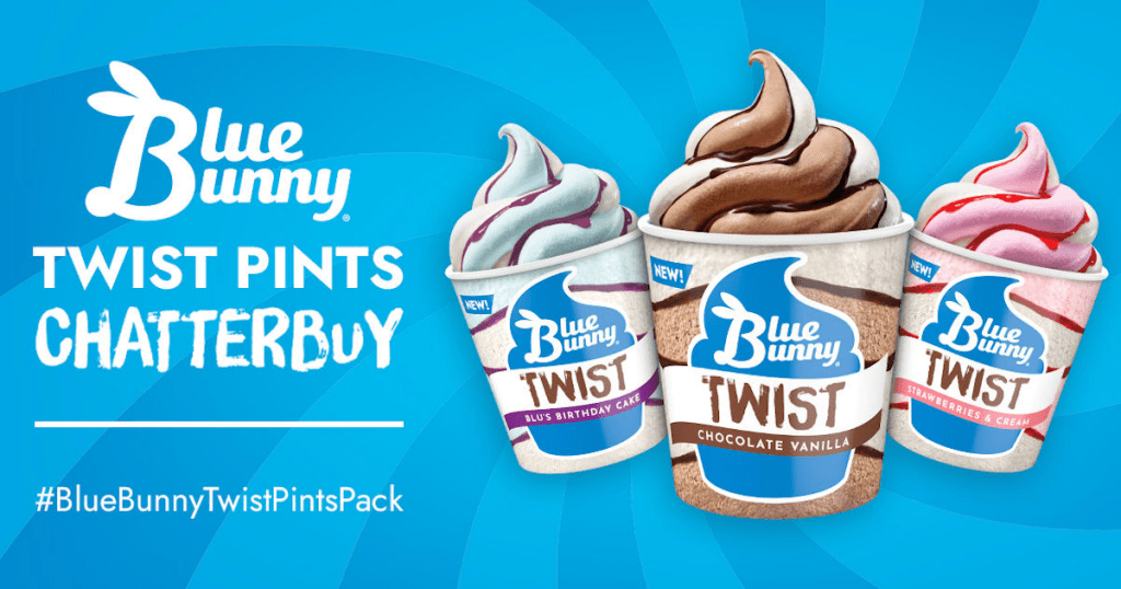 Free Blue Bunny Twist Pints Chatterbuy Kit!