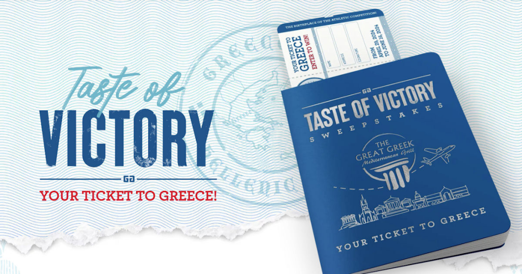 Win A Trip To Greece, Free Gyros For A Year Or A $200 Gift Card