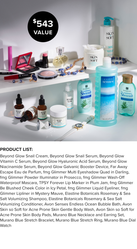 Avon “Radiant Glow” Prize Pack Sweepstakes