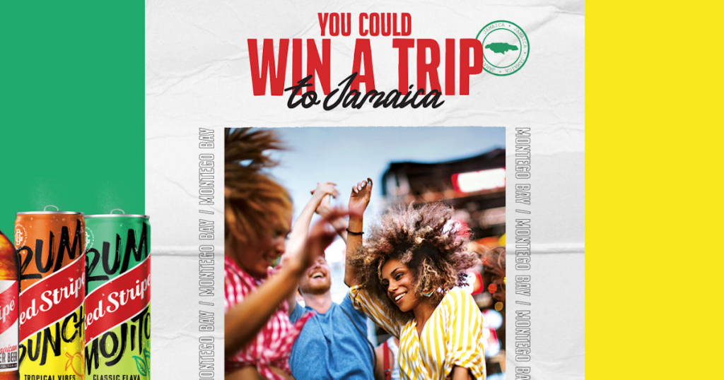 Win A Trip For 2 To Jamaica From Red Stripe