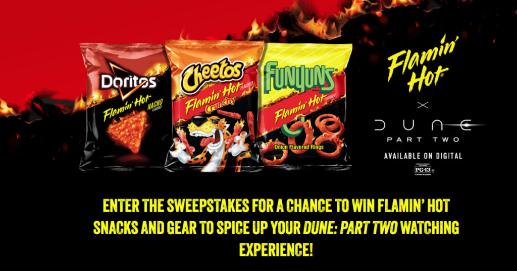 Flamin' Hot X Dune Sweepstakes