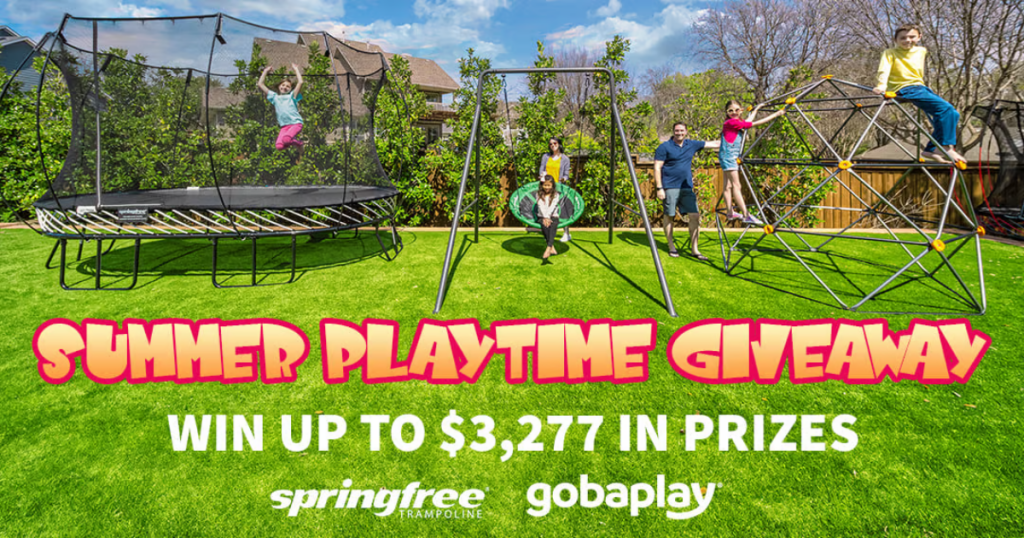 Springfree X Gobaplay Summer Playtime Giveaway