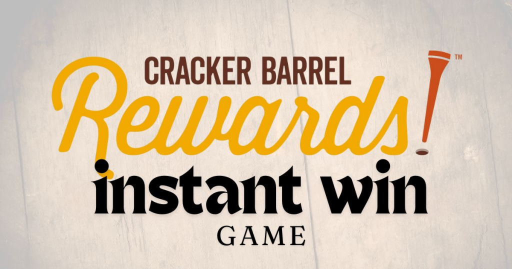 Cracker Barrel Rewards Summer Instant Win Game