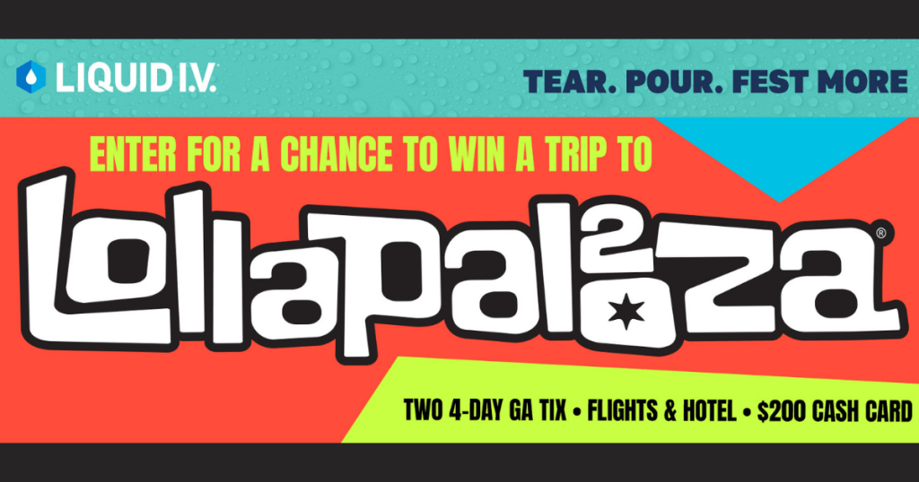 Liquid I.v. Lollapalooza Sweepstakes