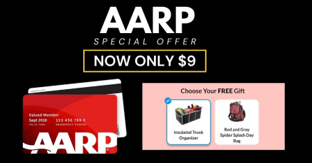 For A Limited Time Only, You Can Seize This Incredible Opportunity To Join Aarp For Just $9 Per Year, Plus Receive A Complimentary Gift Of Your Choice.