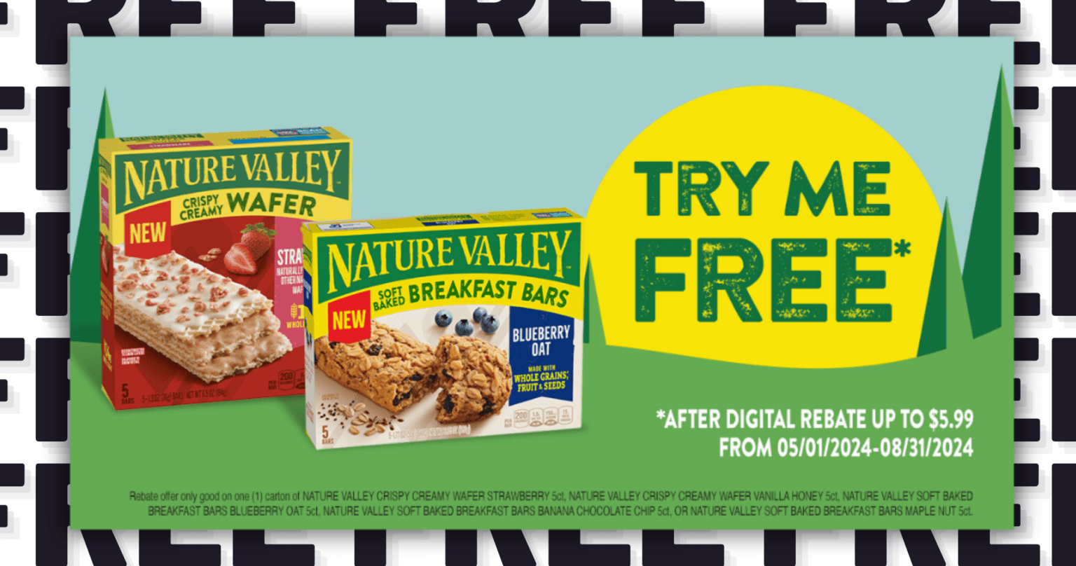 Free Nature Valley Product (Up To $5.99)