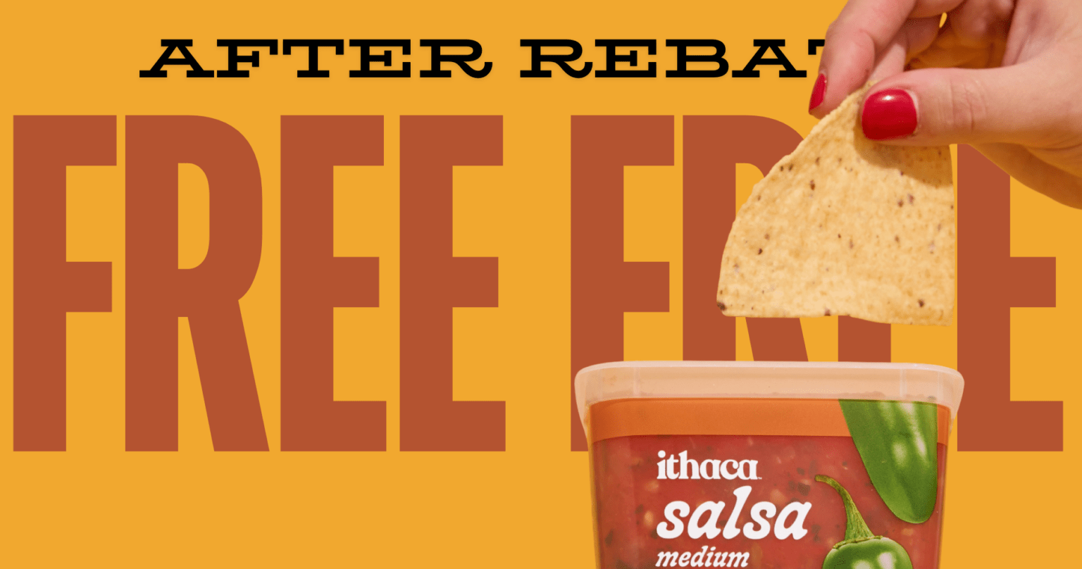 Free Ithaca Salsa After Rebate Offer