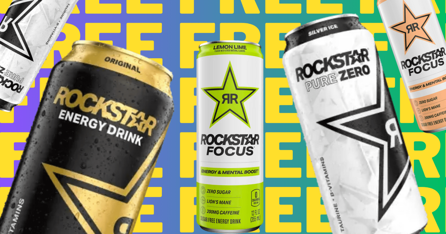 Free Rockstar Energy Drinks After Rebate