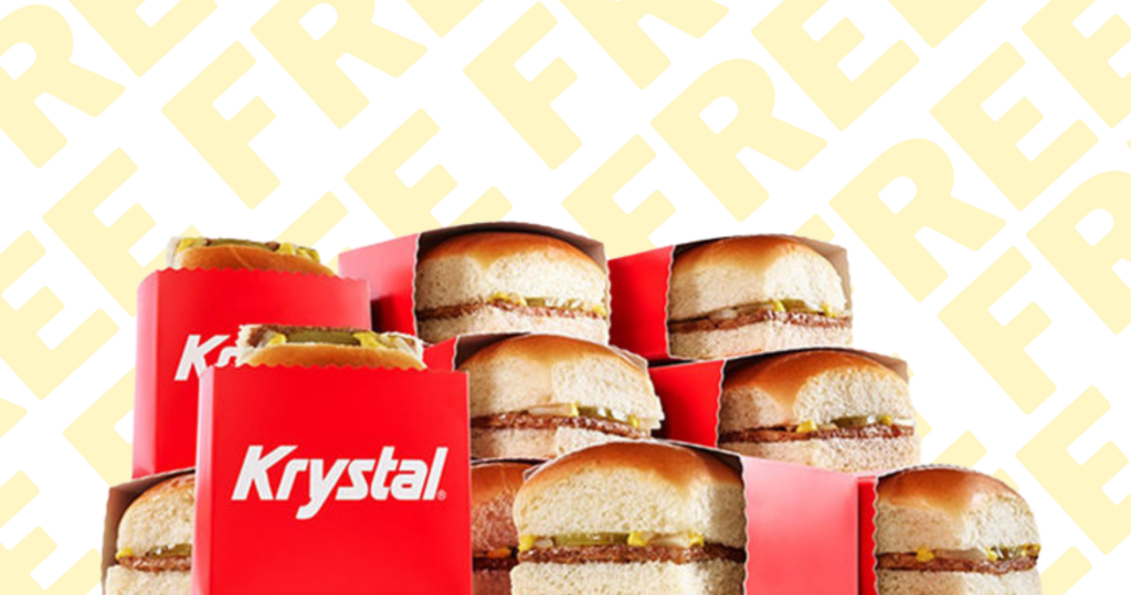 Free Slider At Krystal With Any Purchase Today (5/15)