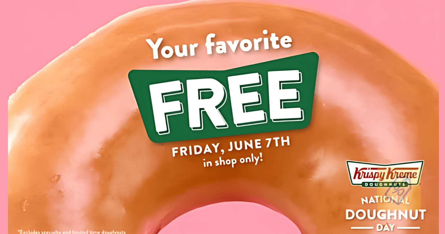 Free Doughnut Of Your Choice At Krispy Kreme&Nbsp;(Today Only)