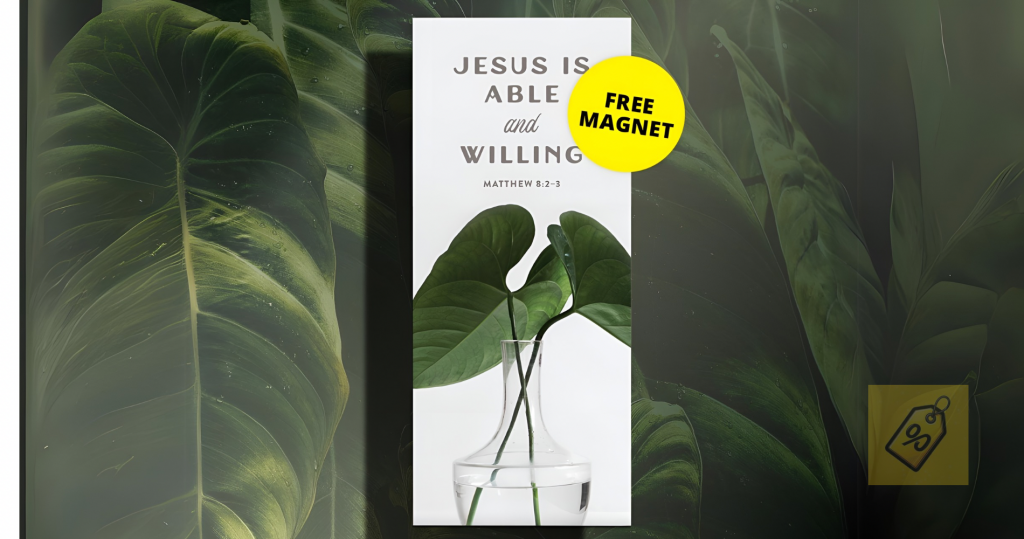 Free Jesus Is Able And Willing Magnet