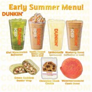 New Summer Menu From Dunkin! Get Doughnut-Flavored Coffees, Refreshers Plus More!