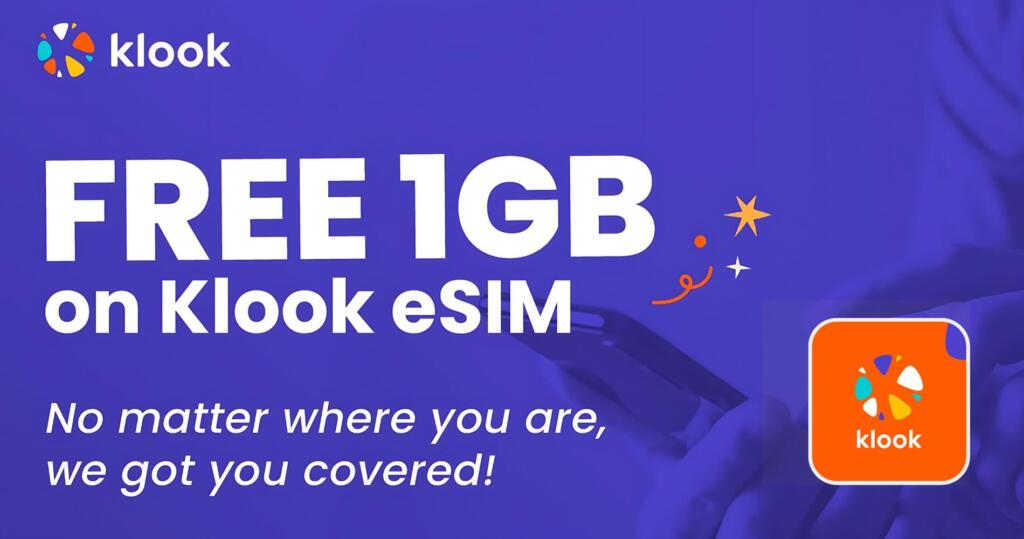 Get A Free 1Gb Global Data Esim From Klook