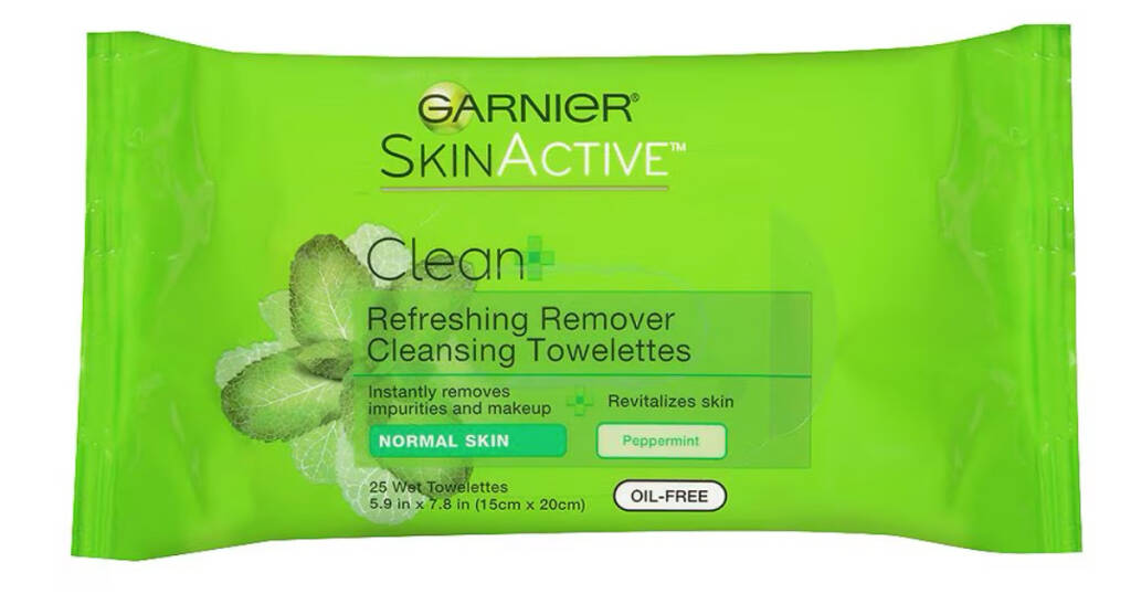 Free Garnier Nutritioniste Nutri-Pure Detoxifying Wet Cleansing Towelettes