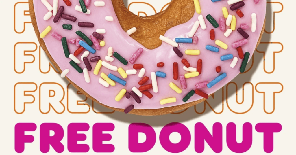 Free Donut At Dunkin’ For National Donut Day!