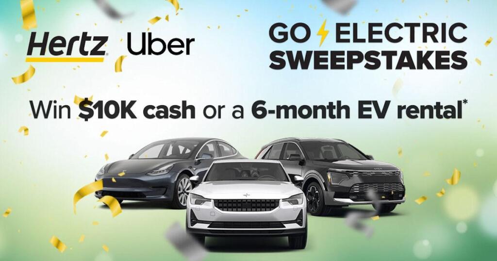 Enter The Hertz Go Electric Sweepstakes