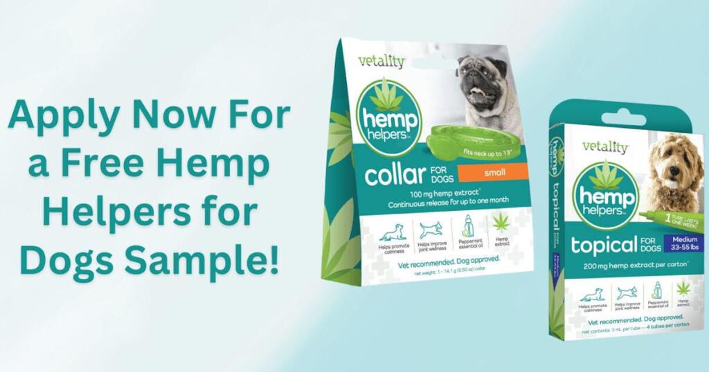 Get Free Tevrapet Hemp Helpers Dog Collars Or Topical Tubes