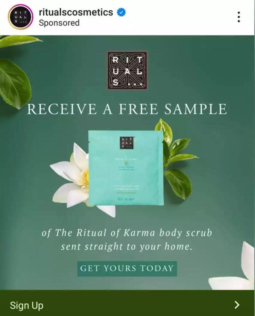 Free Sample Of The Ritual Of Karma Body Scrub