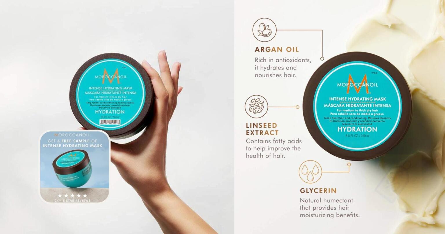 Free Moroccanoil Intense Hydrating Mask Sample