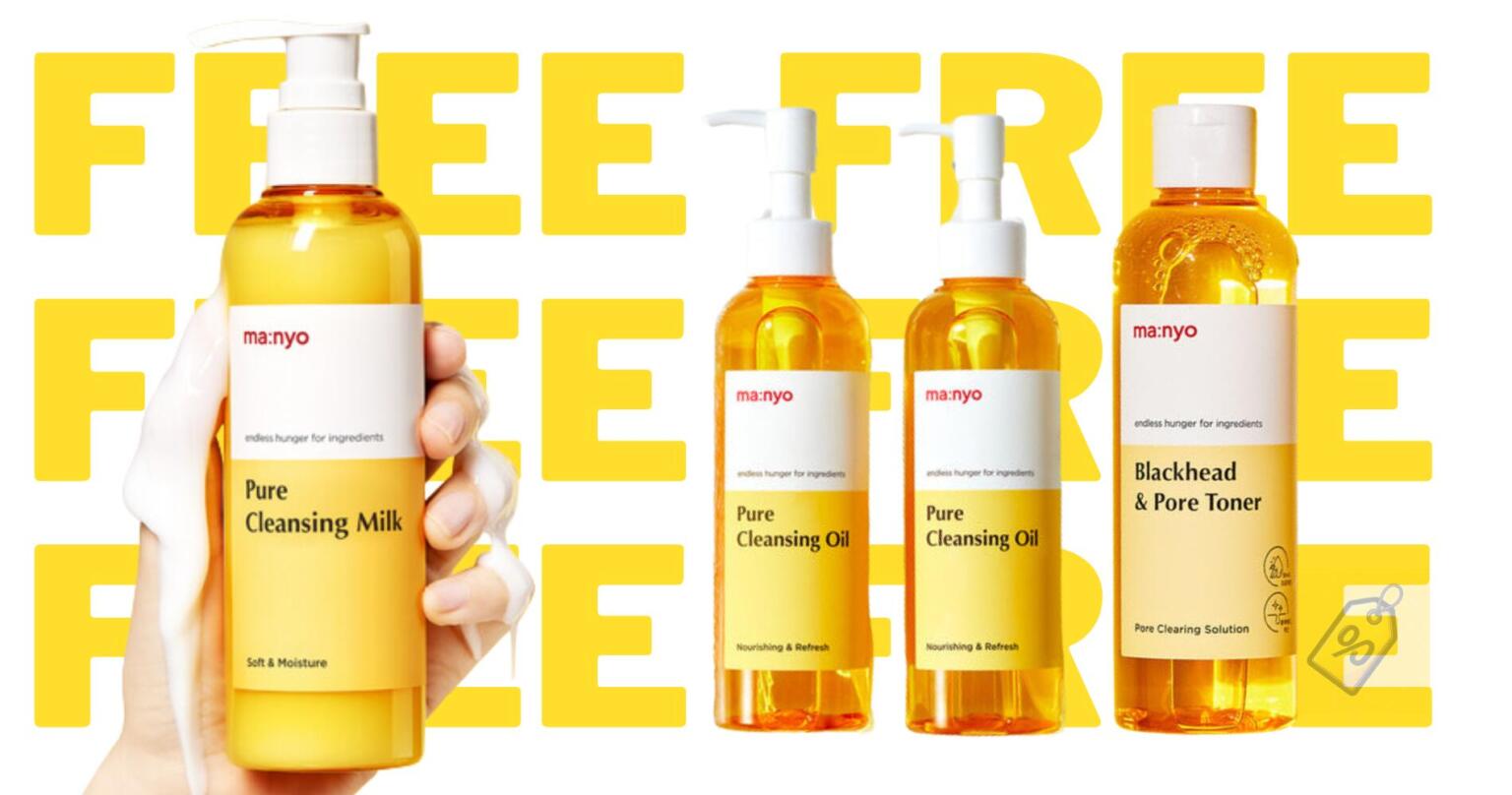 3 Free Ma:nyo Skincare Products